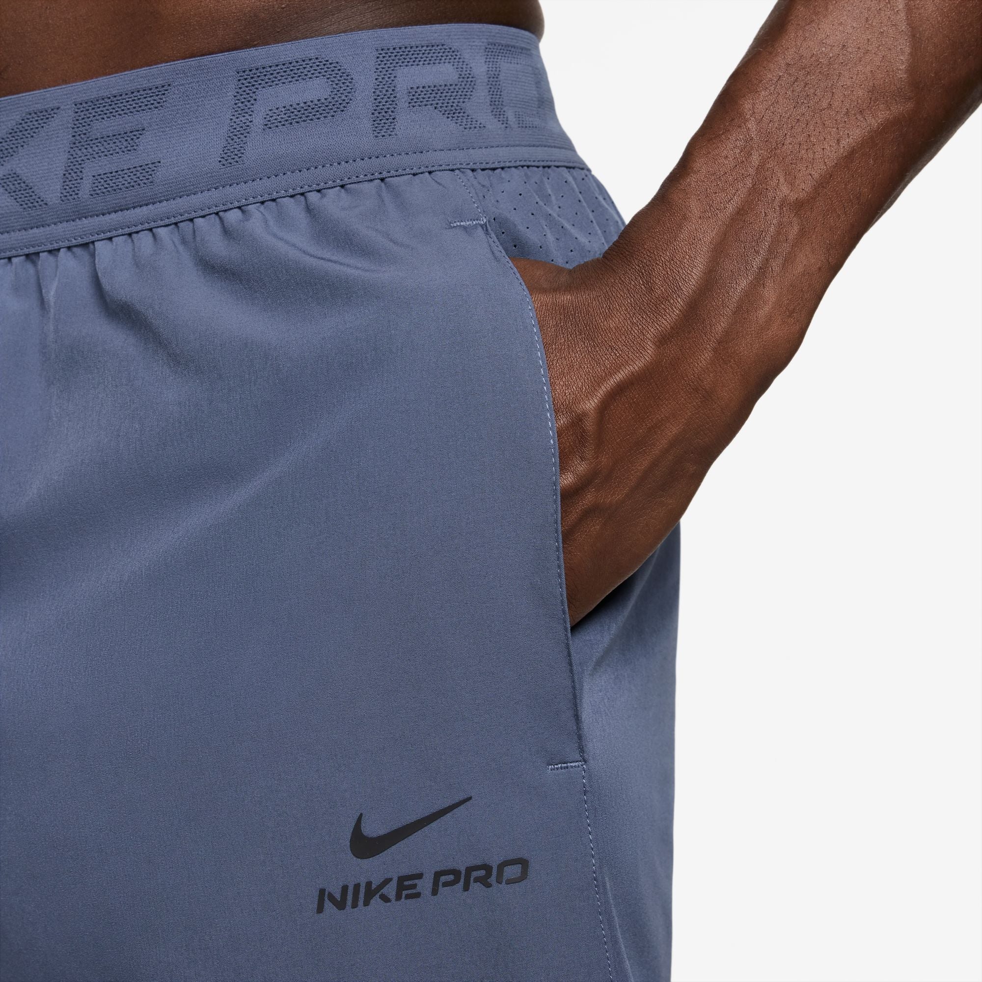 Nike Mens Pro Training 6" Shorts - Diffused Blue by Denim Exchange