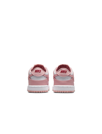 Nike (TD) Dunk Low - White/Pink Glaze by Denim Exchange