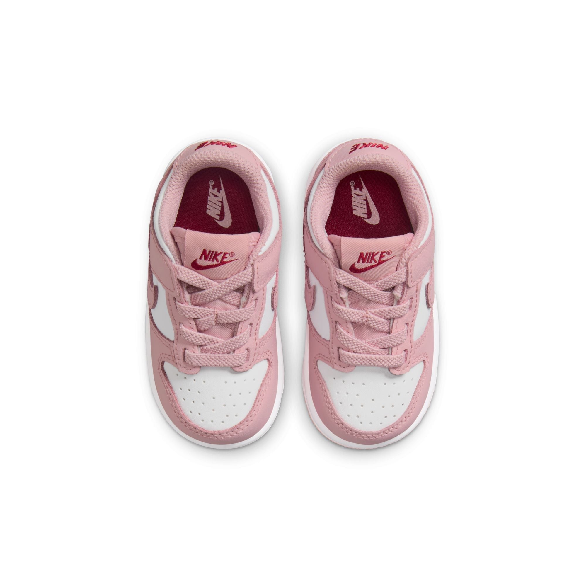 Nike (TD) Dunk Low - White/Pink Glaze by Denim Exchange