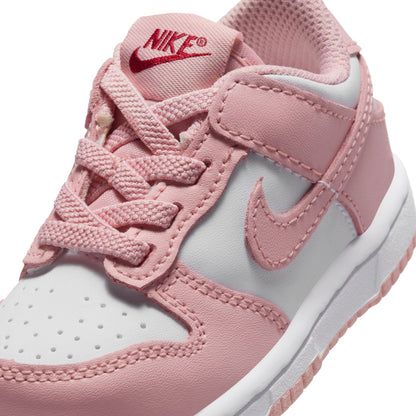 Nike (TD) Dunk Low - White/Pink Glaze by Denim Exchange
