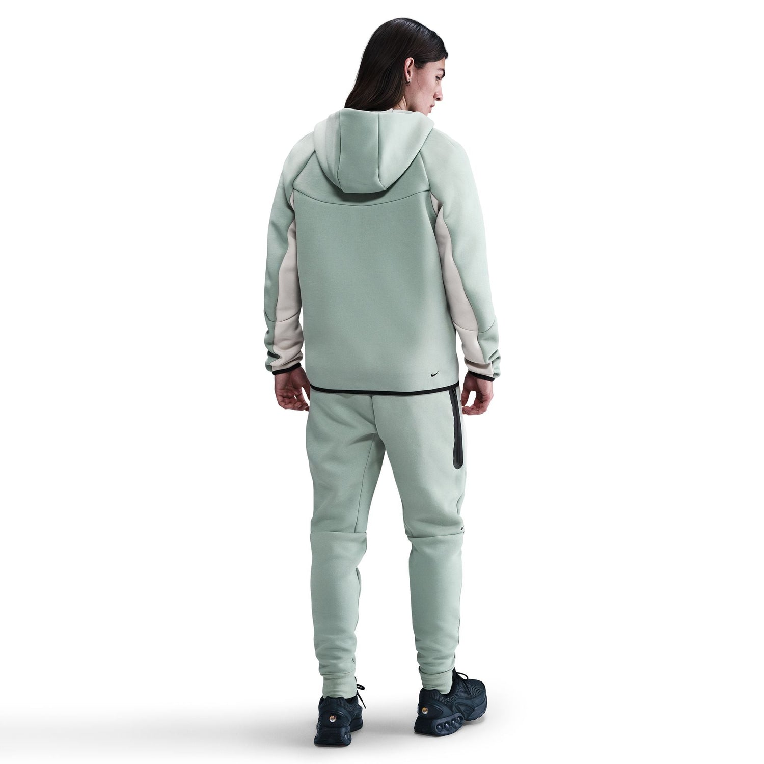 Nike Mens Tech Fleece Hoodie - Dusty Sage by Denim Exchange