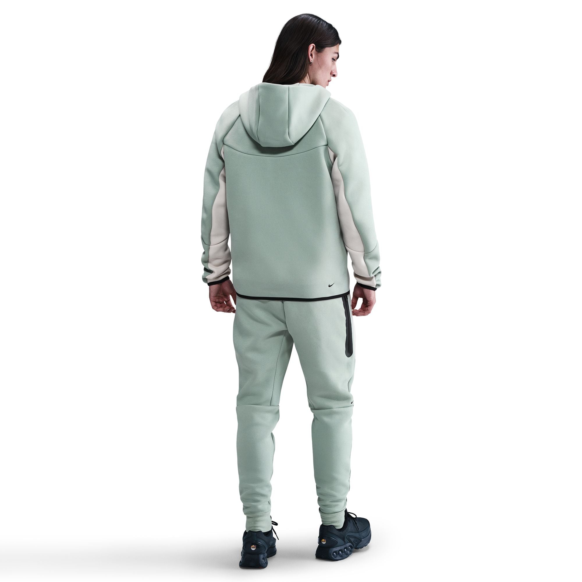 Nike Mens Tech Fleece Hoodie - Dusty Sage by Denim Exchange