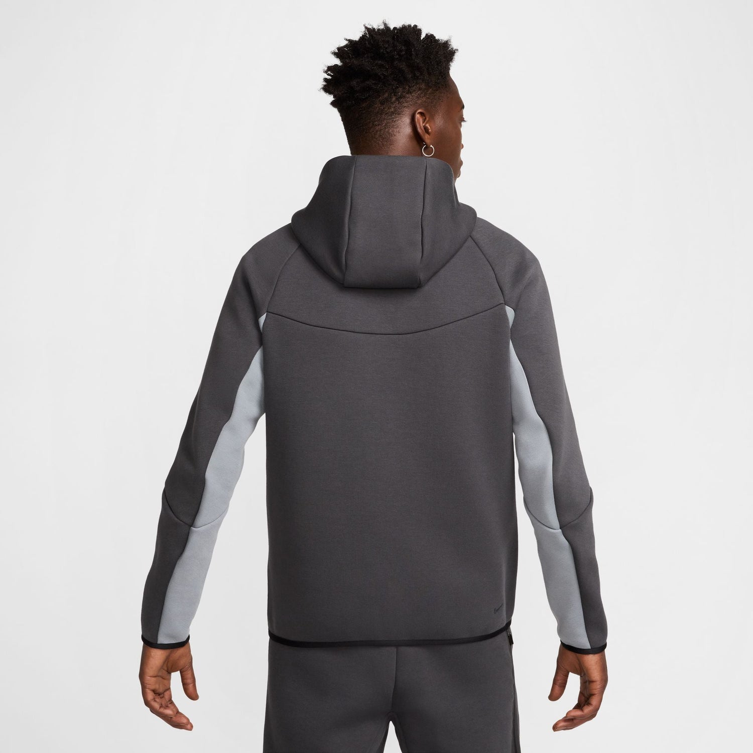Nike Mens Tech Fleece Hoodie - Anthracite/Cool Grey by Denim Exchange