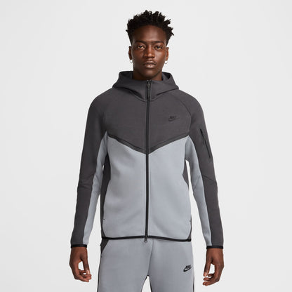 Nike Mens Tech Fleece Hoodie - Anthracite/Cool Grey by Denim Exchange