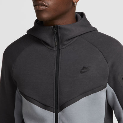 Nike Mens Tech Fleece Hoodie - Anthracite/Cool Grey by Denim Exchange