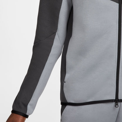 Nike Mens Tech Fleece Hoodie - Anthracite/Cool Grey by Denim Exchange