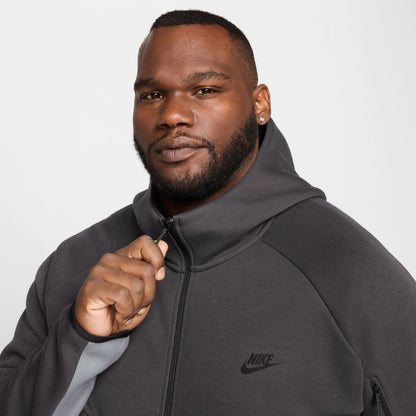 Nike Mens Tech Fleece Hoodie - Anthracite/Cool Grey by Denim Exchange