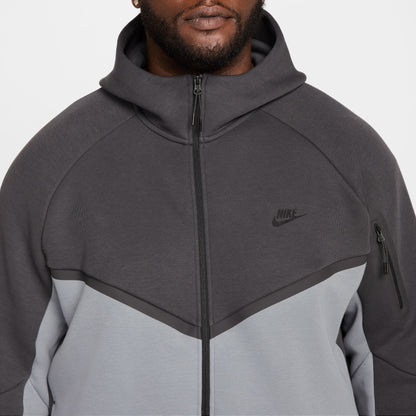 Nike Mens Tech Fleece Hoodie - Anthracite/Cool Grey by Denim Exchange