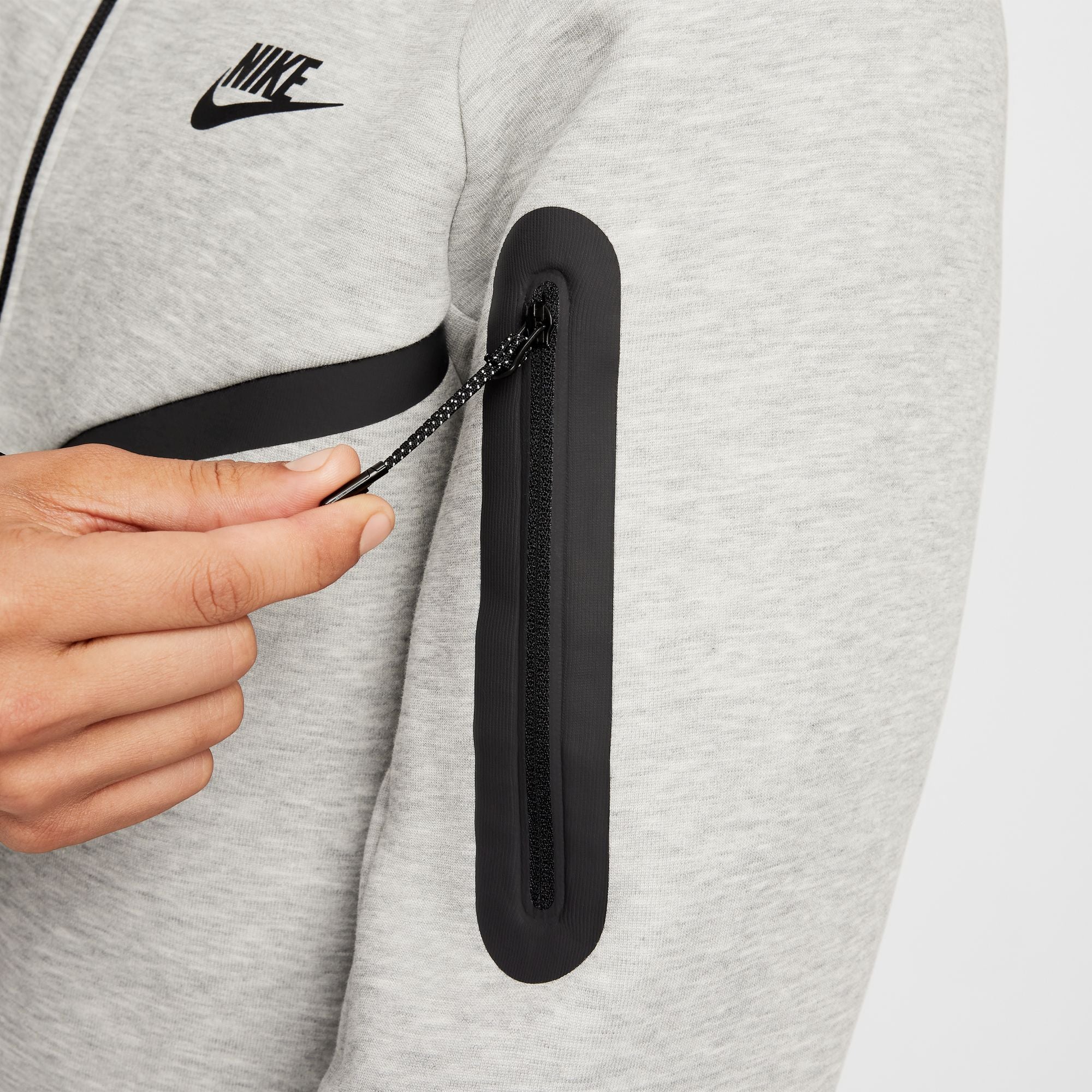 Nike Mens Tech Fleece Hoodie - Heather Grey by Denim Exchange