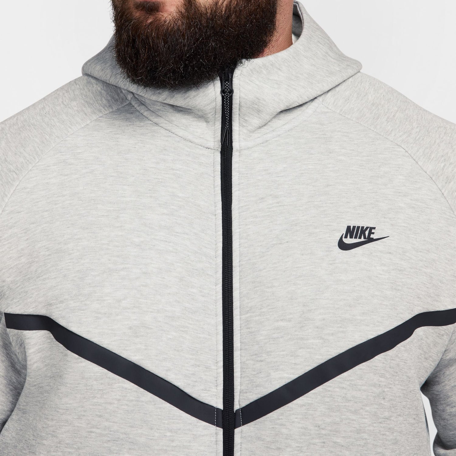 Nike Mens Tech Fleece Hoodie - Heather Grey by Denim Exchange