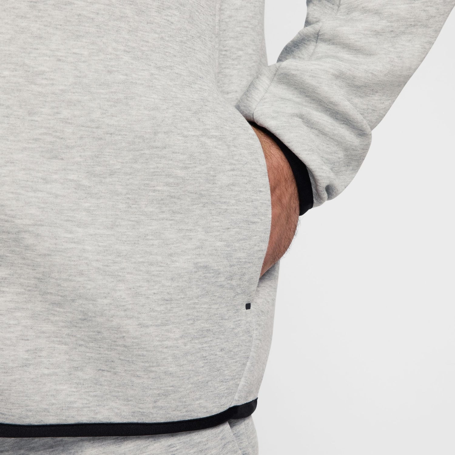 Nike Mens Tech Fleece Hoodie - Heather Grey by Denim Exchange