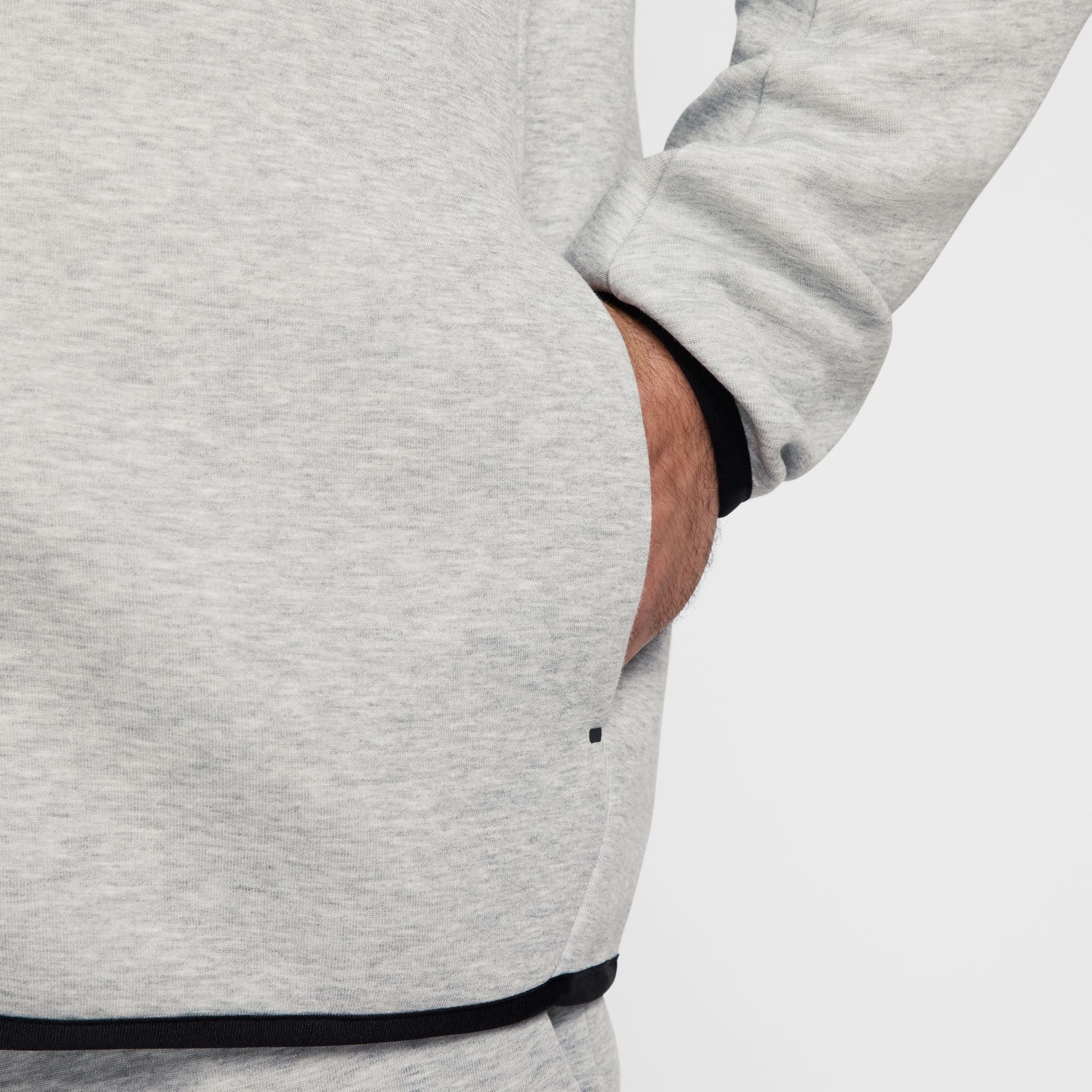 Nike Mens Tech Fleece Hoodie - Heather Grey by Denim Exchange