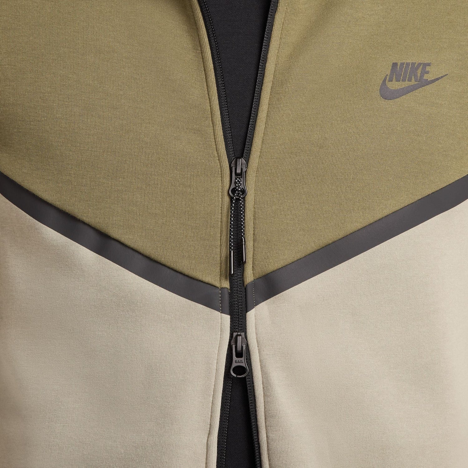 Nike Mens Tech Fleece Hoodie - Medium Olive/Light Army by Denim Exchange