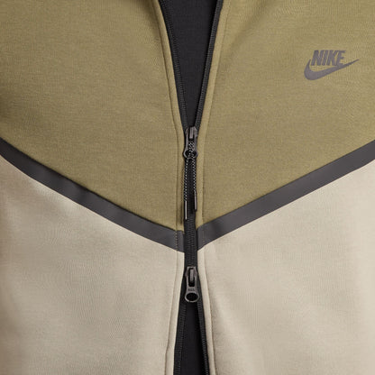 Nike Mens Tech Fleece Hoodie - Medium Olive/Light Army by Denim Exchange