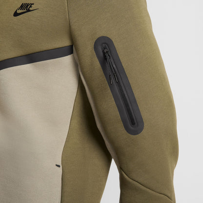 Nike Mens Tech Fleece Hoodie - Medium Olive/Light Army by Denim Exchange