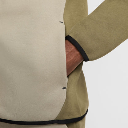Nike Mens Tech Fleece Hoodie - Medium Olive/Light Army by Denim Exchange