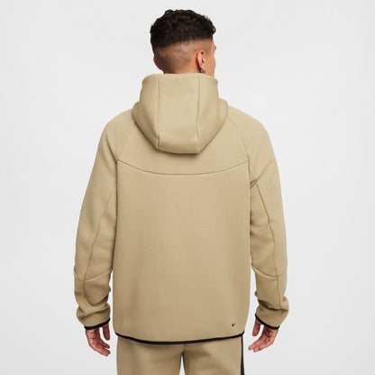 Nike Mens Tech Full Zip Windrunner Hoodie - Neutral Olive/Black by Denim Exchange