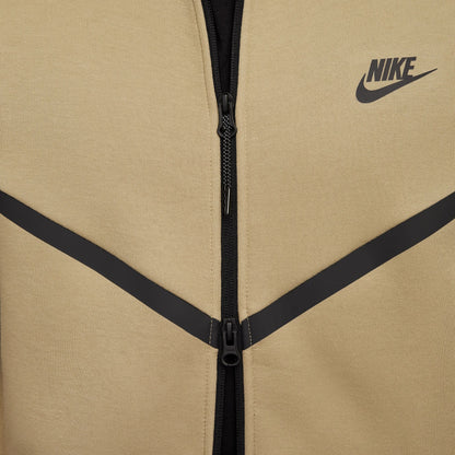 Nike Mens Tech Full Zip Windrunner Hoodie - Neutral Olive/Black by Denim Exchange