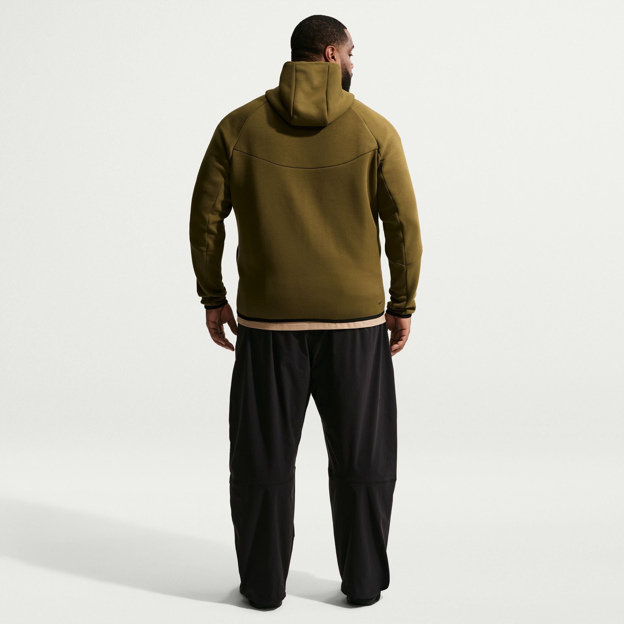 Nike Mens Tech Fleece Windrunner Jacket - Olive Flak by Denim Exchange