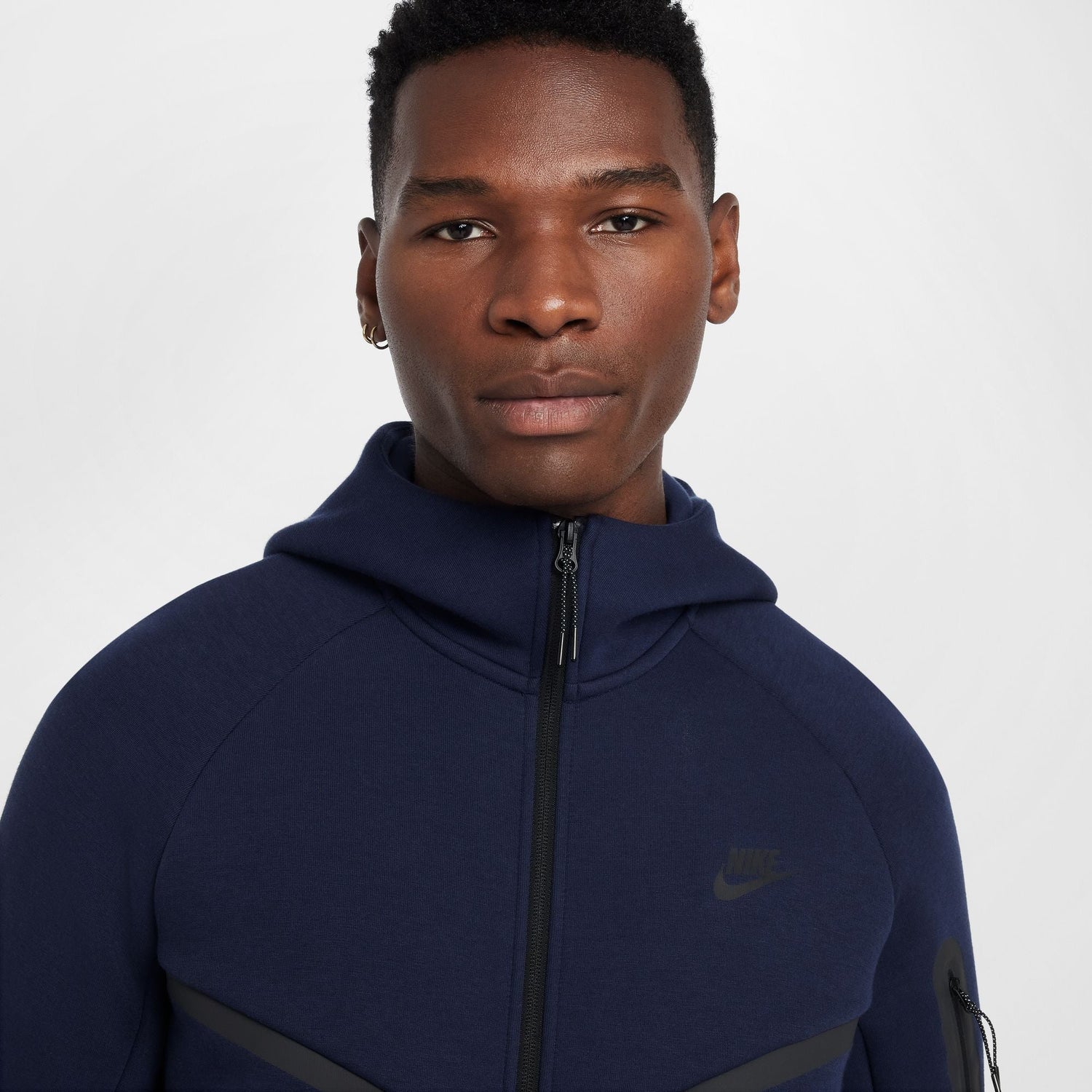 Nike Mens Tech Fleece Hoodie - Obsidian/Black by Denim Exchange