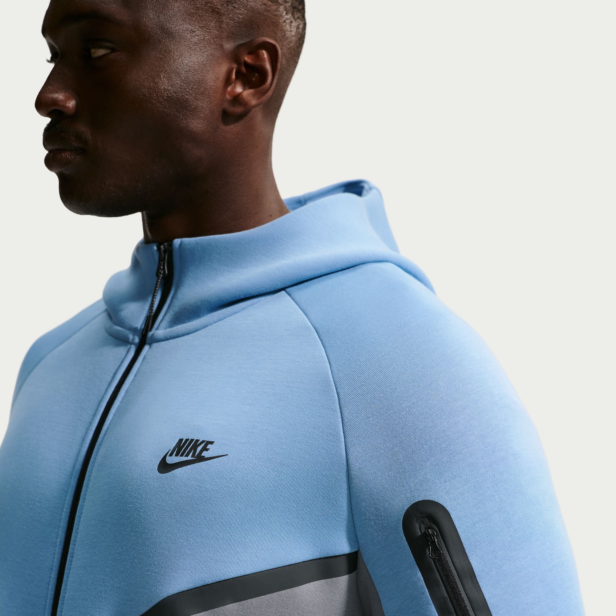 Nike Mens Tech Fleece Windrunner Jacket - Work Blue by Denim Exchange