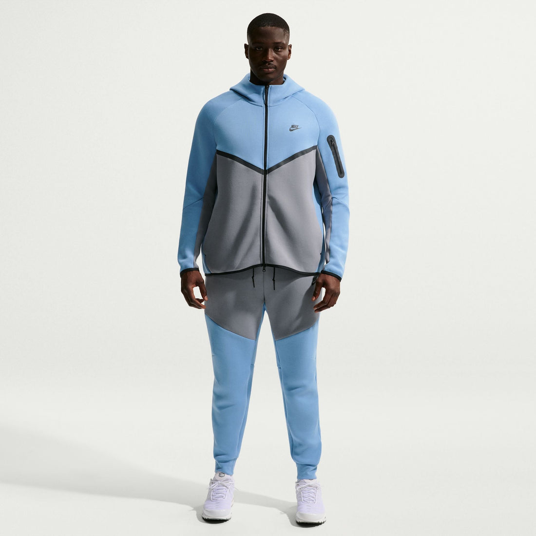 Nike Mens Tech Fleece Windrunner Jacket - Work Blue by Denim Exchange