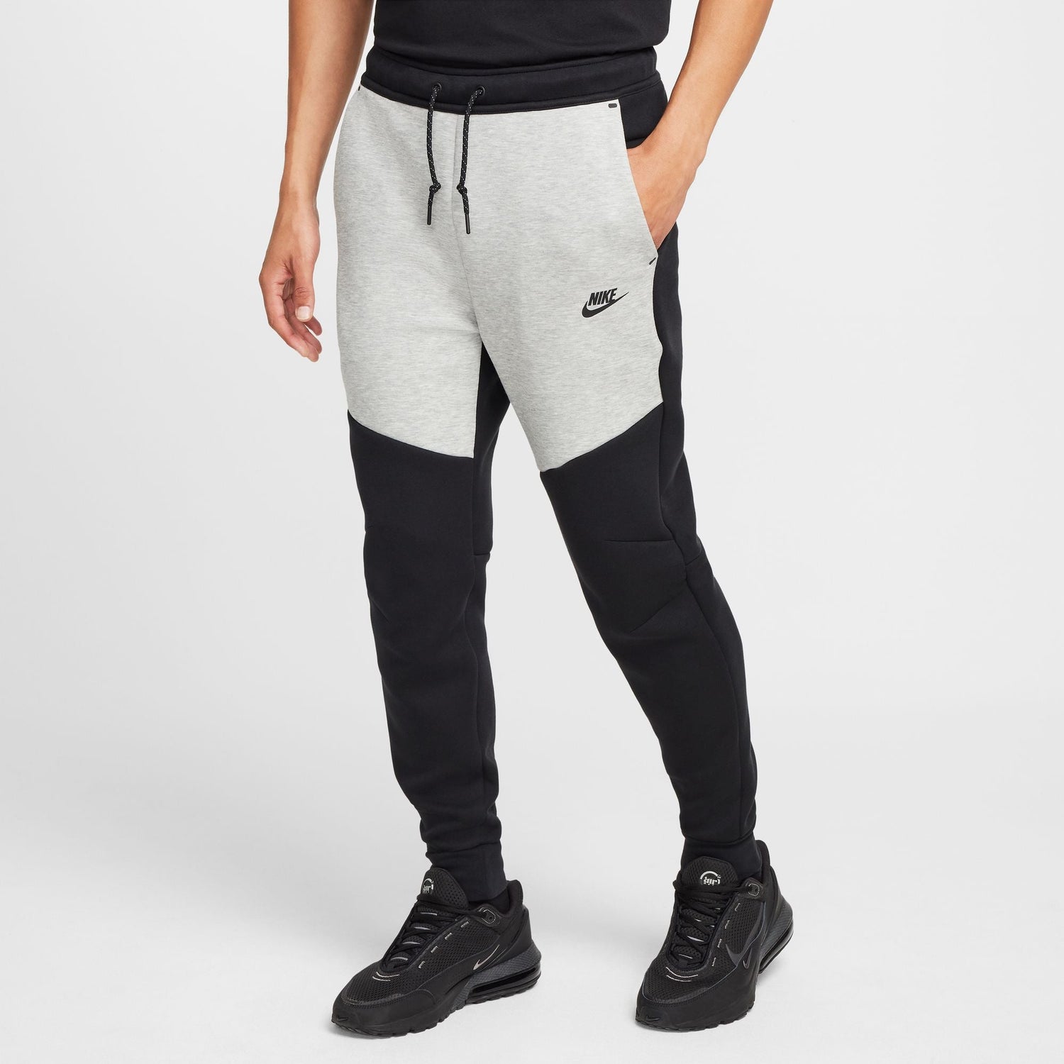 Nike Mens Tech Fleece Joggers - Dark Grey/Black by Denim Exchange