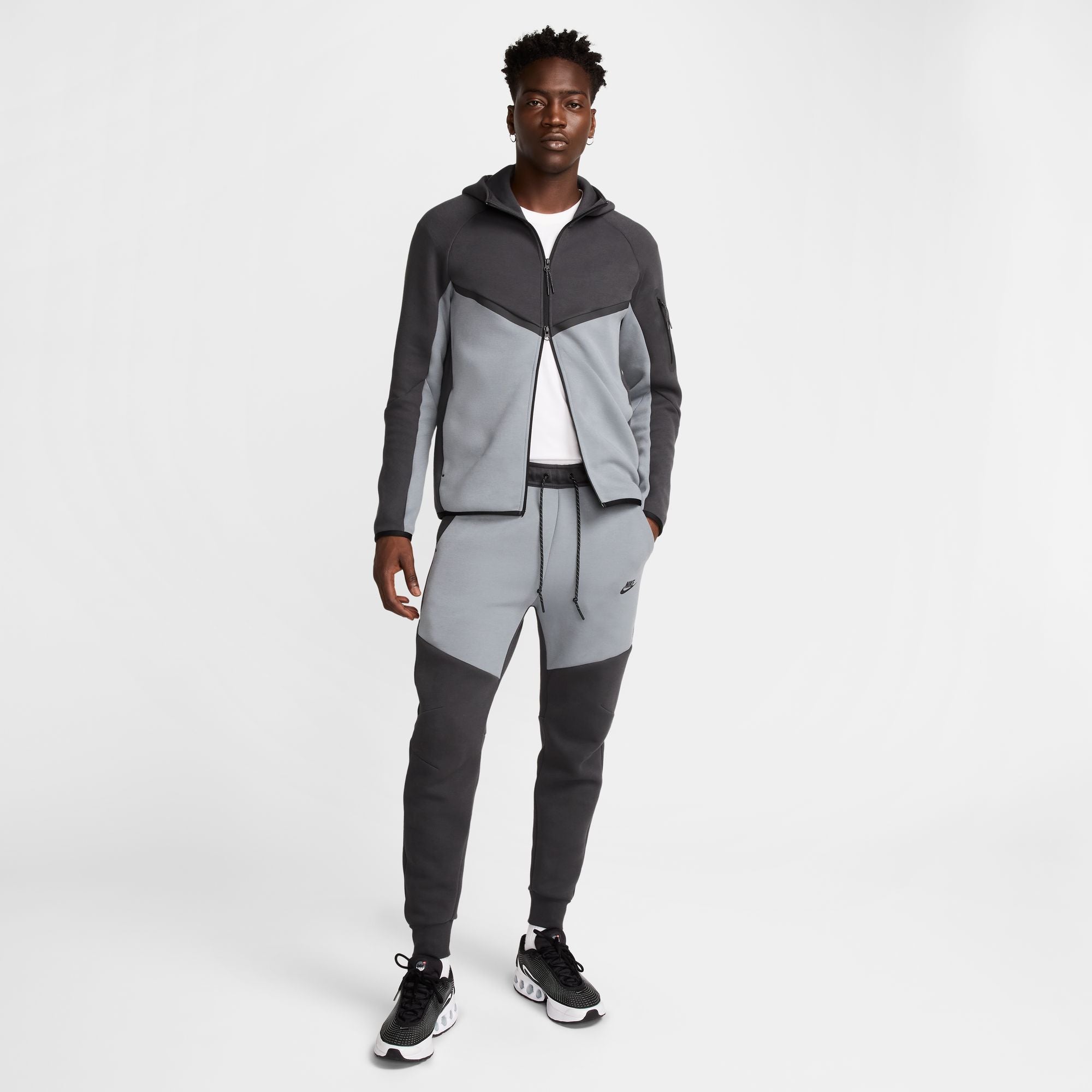 Nike Mens Tech Fleece Jogers - Cool Grey by Denim Exchange