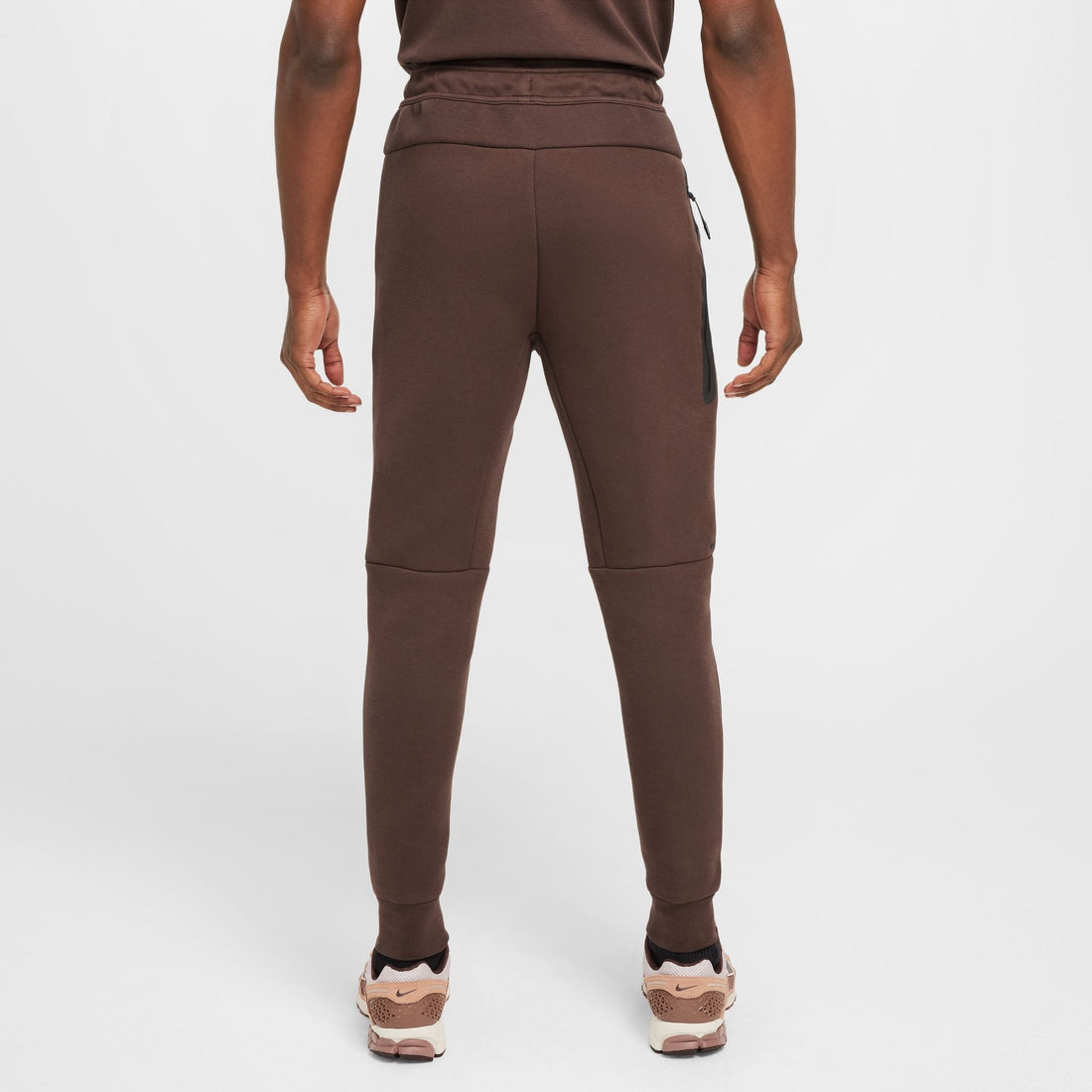 Nike Mens Tech Fleece Joggers - Brown/Black by Denim Exchange