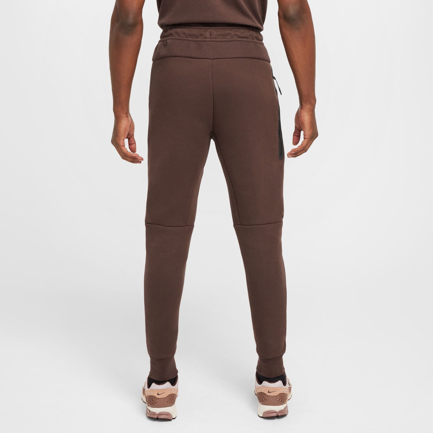 Nike Mens Tech Fleece Joggers - Brown/Black by Denim Exchange