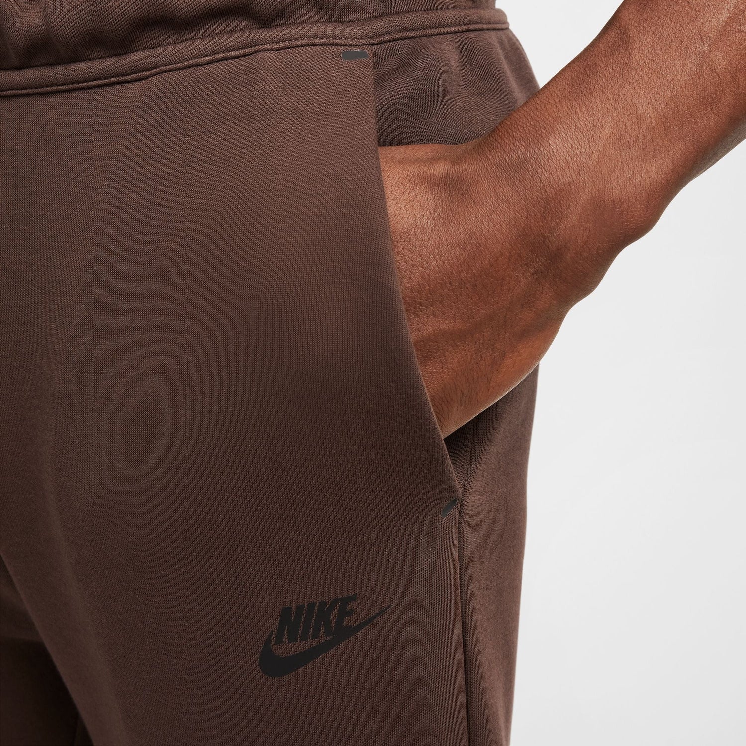 Nike Mens Tech Fleece Joggers - Brown/Black by Denim Exchange