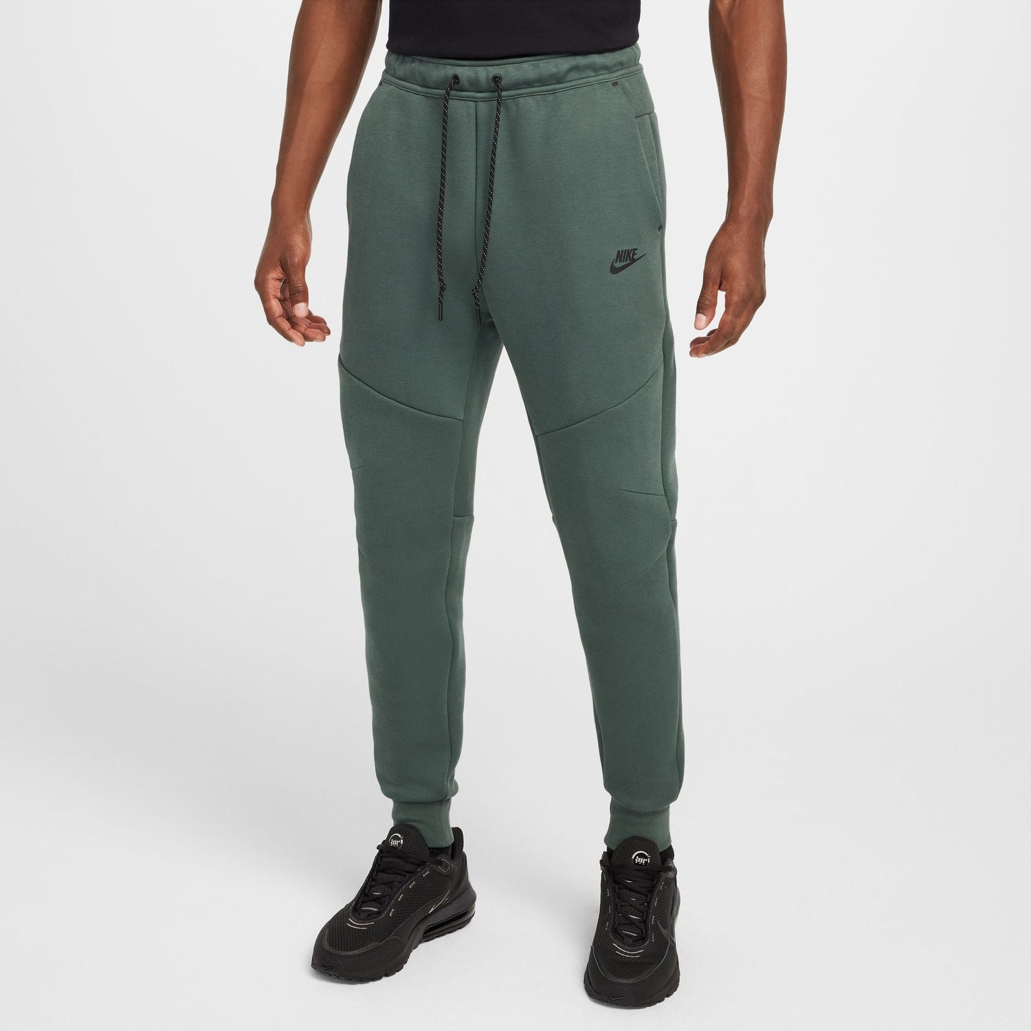 Nike Mens Tech Fleece Joggers - Green/Black by Denim Exchange