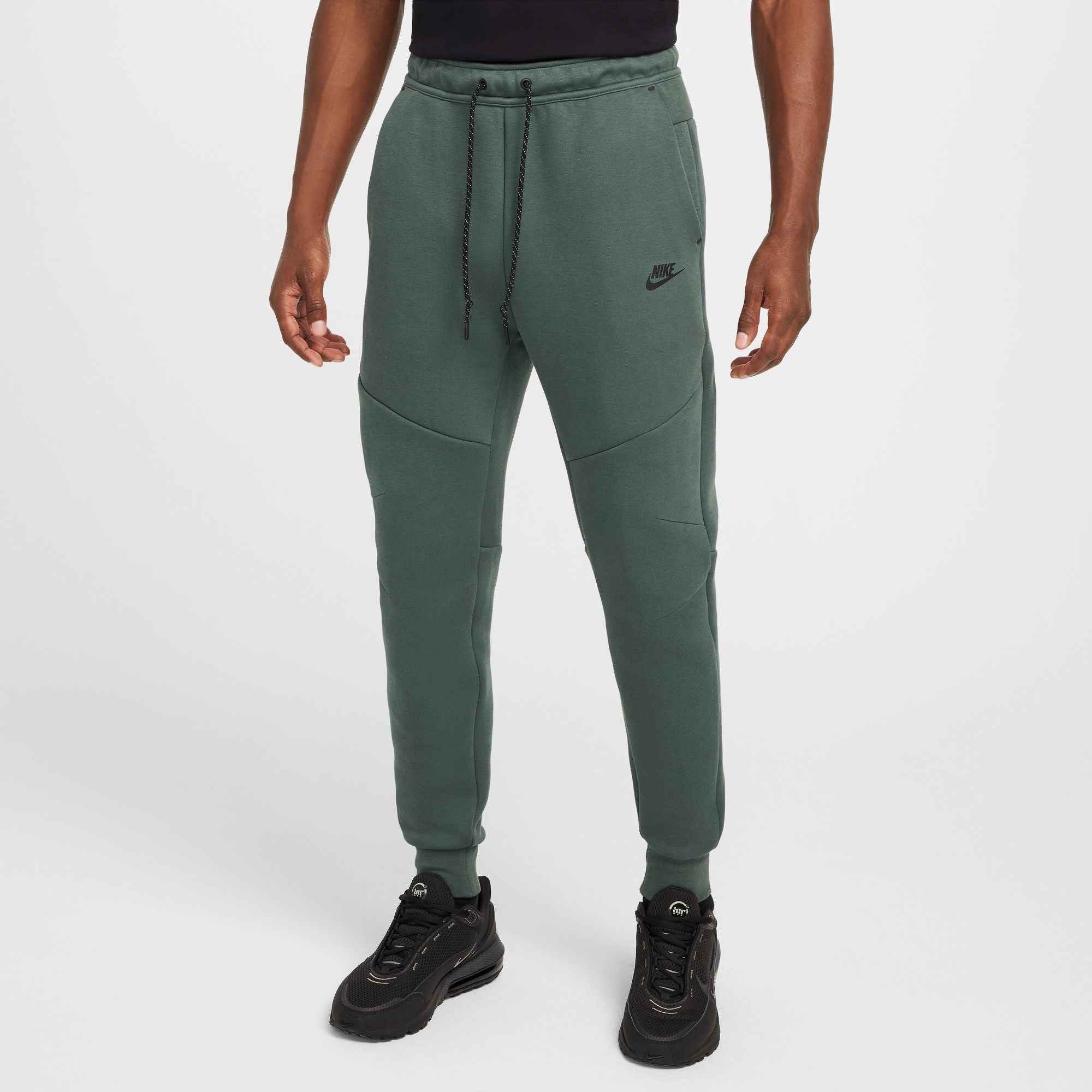 Nike Mens Tech Fleece Joggers - Green/Black by Denim Exchange