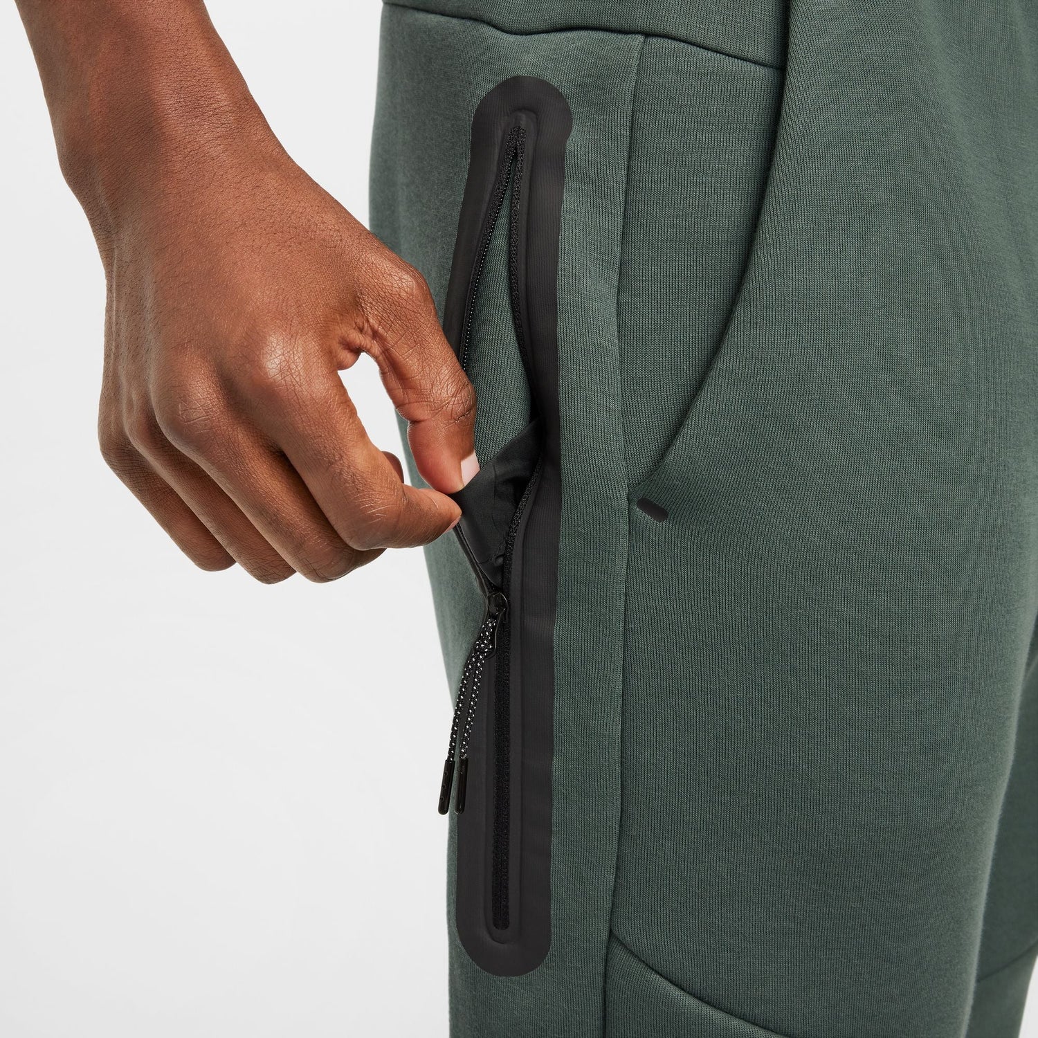 Nike Mens Tech Fleece Joggers - Green/Black by Denim Exchange
