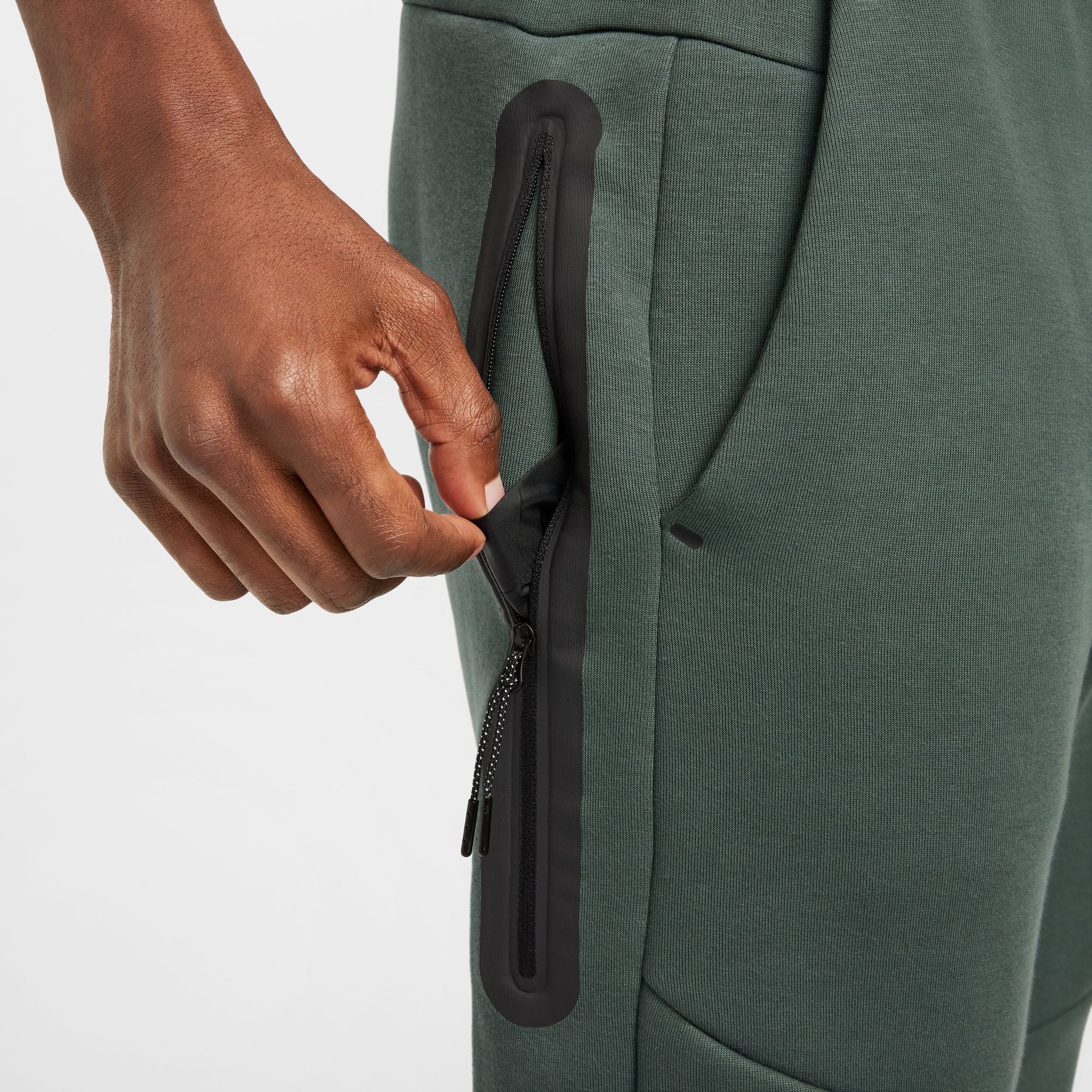 Nike Mens Tech Fleece Joggers - Green/Black by Denim Exchange