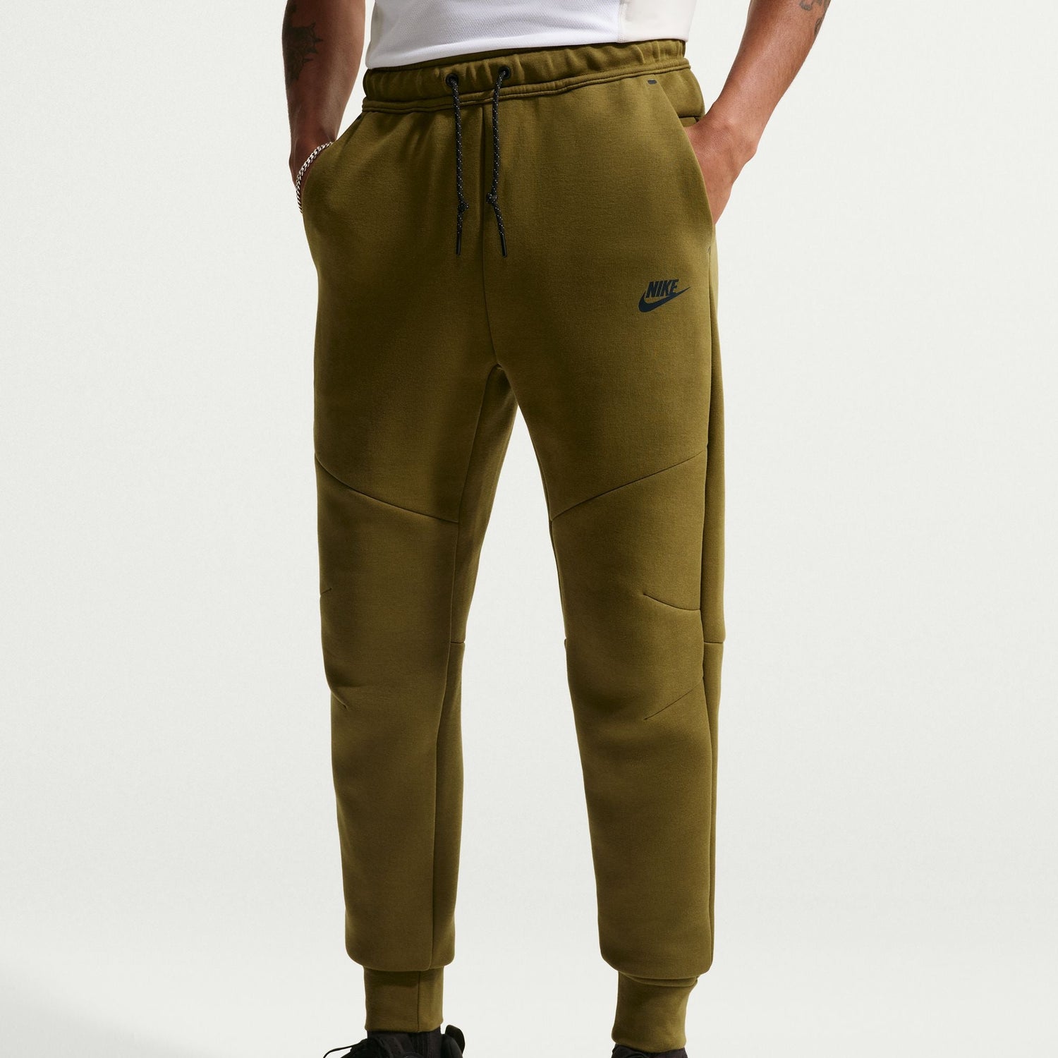 Nike Mens Tech Fleece Joggers - Olive Flak by Denim Exchange