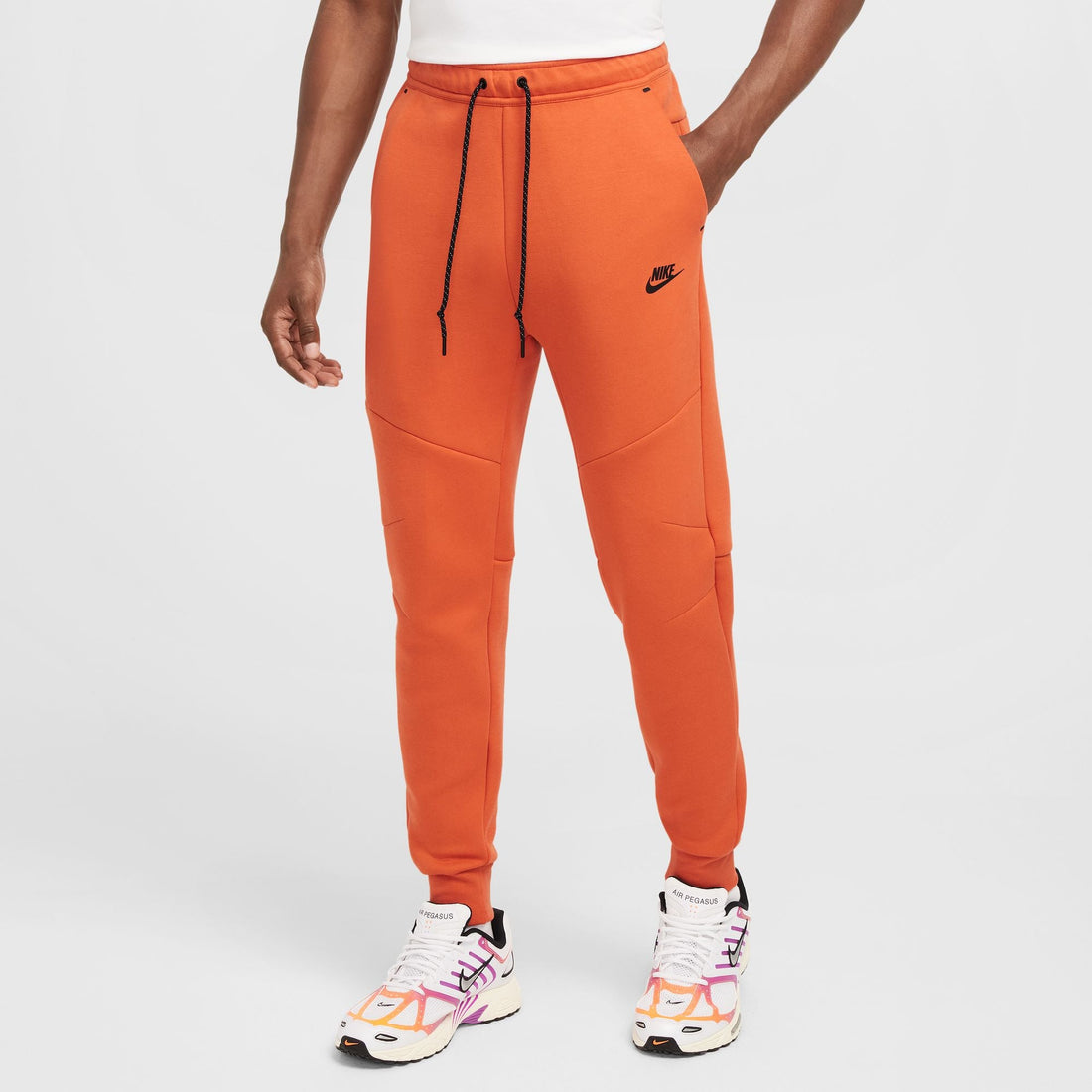 Nike Mens Tech Fleece Joggers - Vintage Coral/Black by Denim Exchange