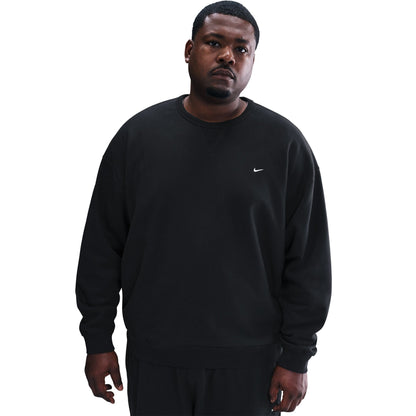 Nike Mens Solo Swoosh Crewneck - Black by Denim Exchange