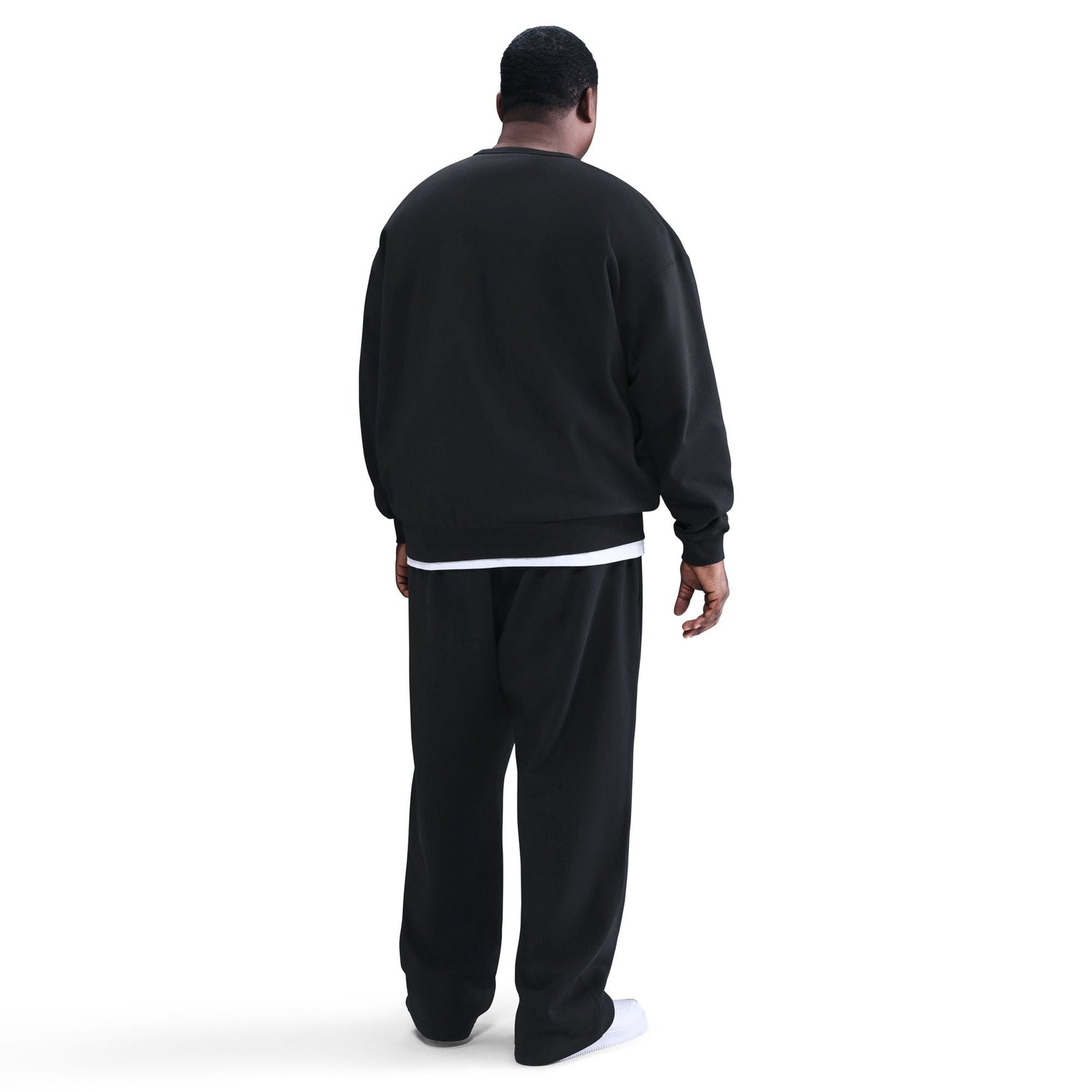 Nike Mens Solo Swoosh Crewneck - Black by Denim Exchange