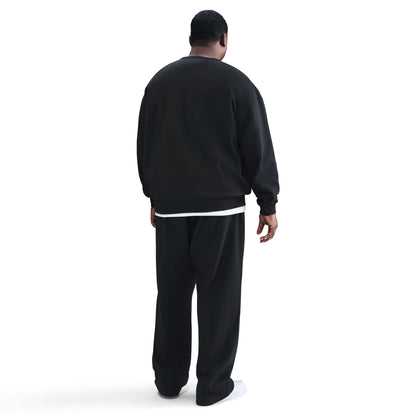 Nike Mens Solo Swoosh Crewneck - Black by Denim Exchange