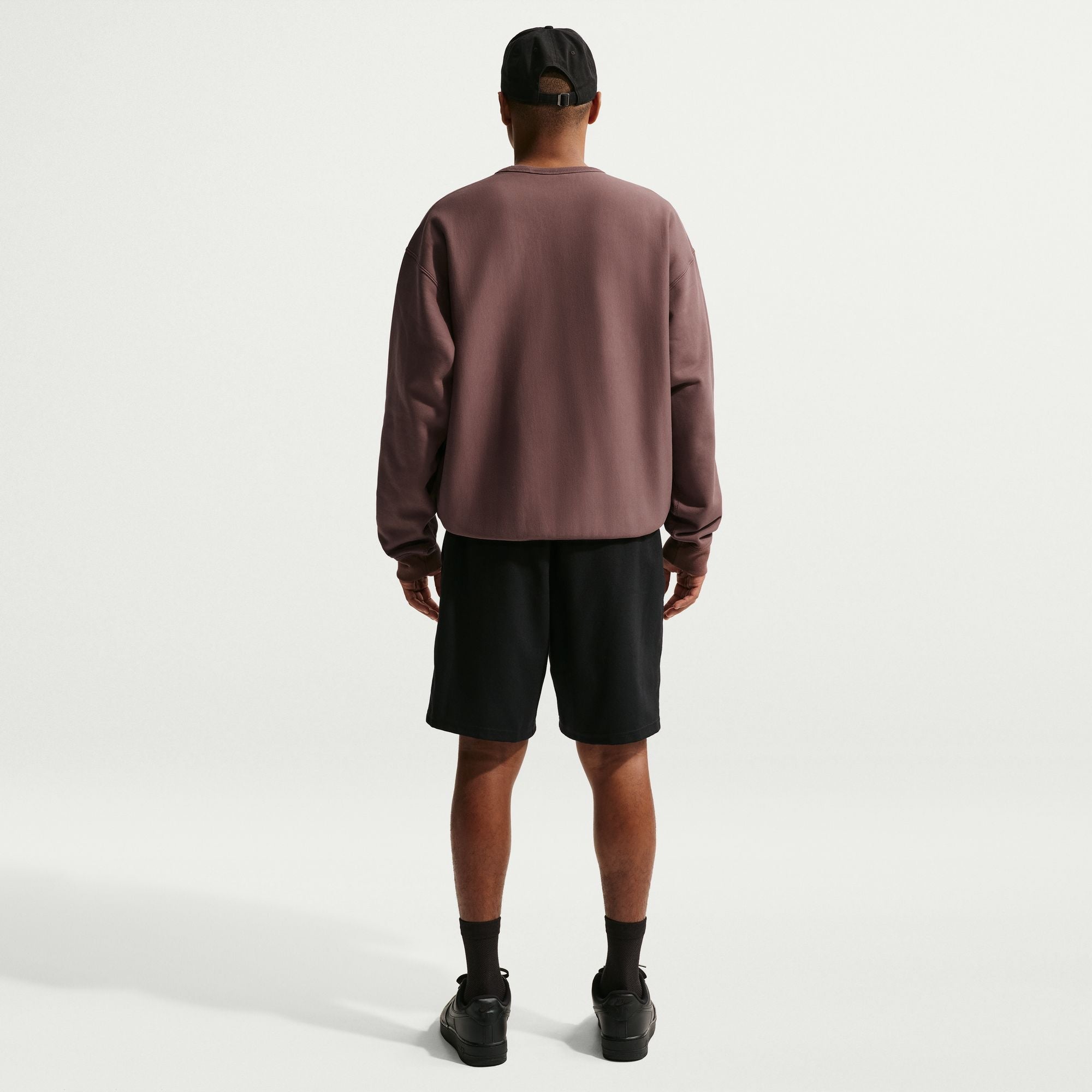 Nike Mens Solo Swoosh Crewneck - Tattoo by Denim Exchange