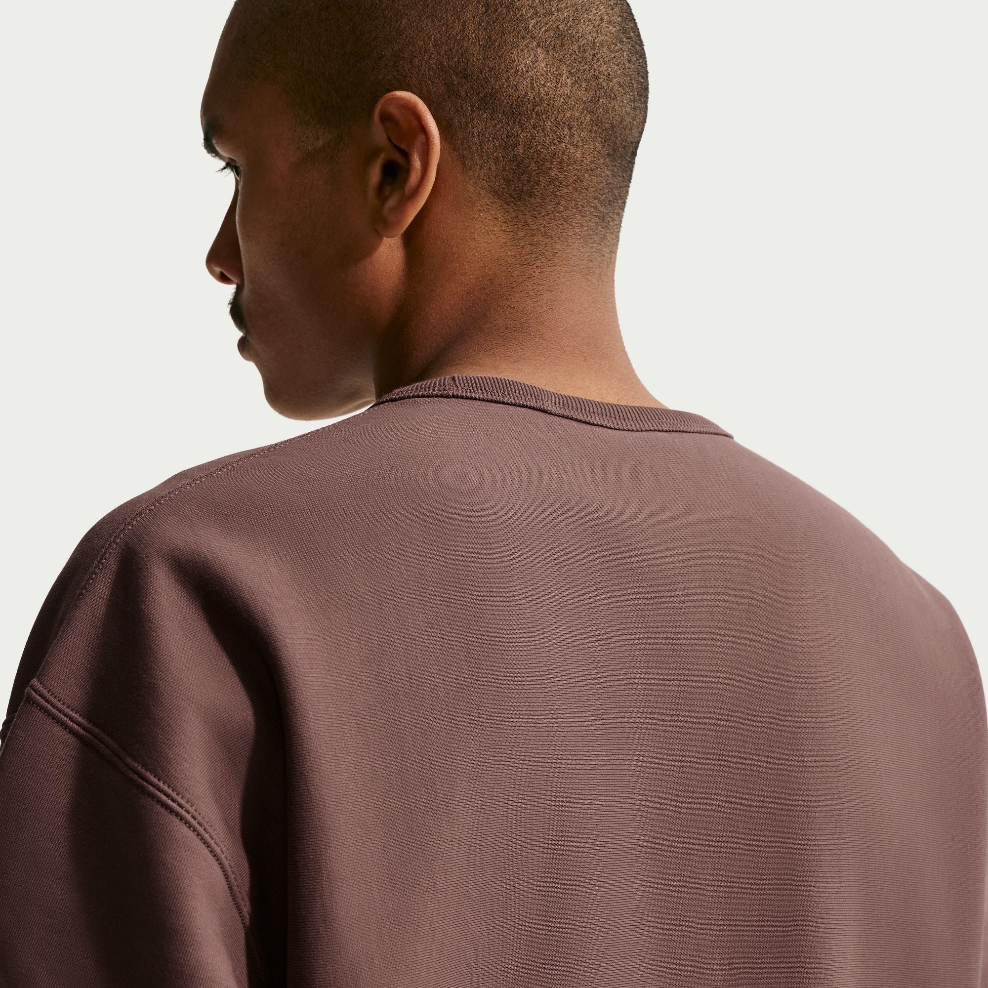 Nike Mens Solo Swoosh Crewneck - Tattoo by Denim Exchange