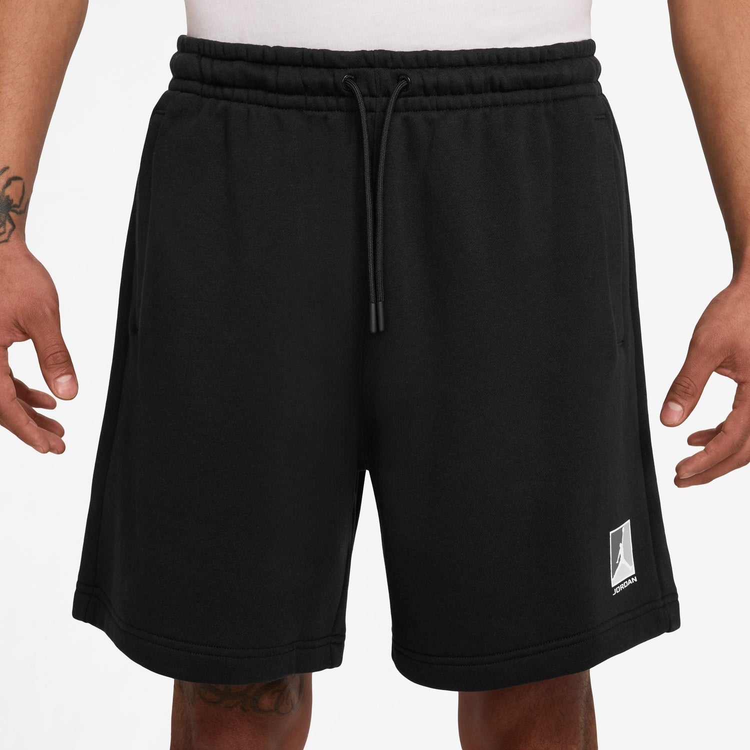 Air Jordan Mens Brooklyn Fleece Shorts - Black by Denim Exchange