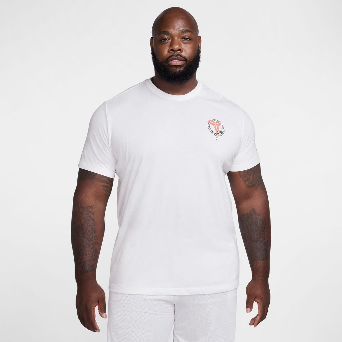 Nike Mens Kobe Stockings Tee - White by Denim Exchange