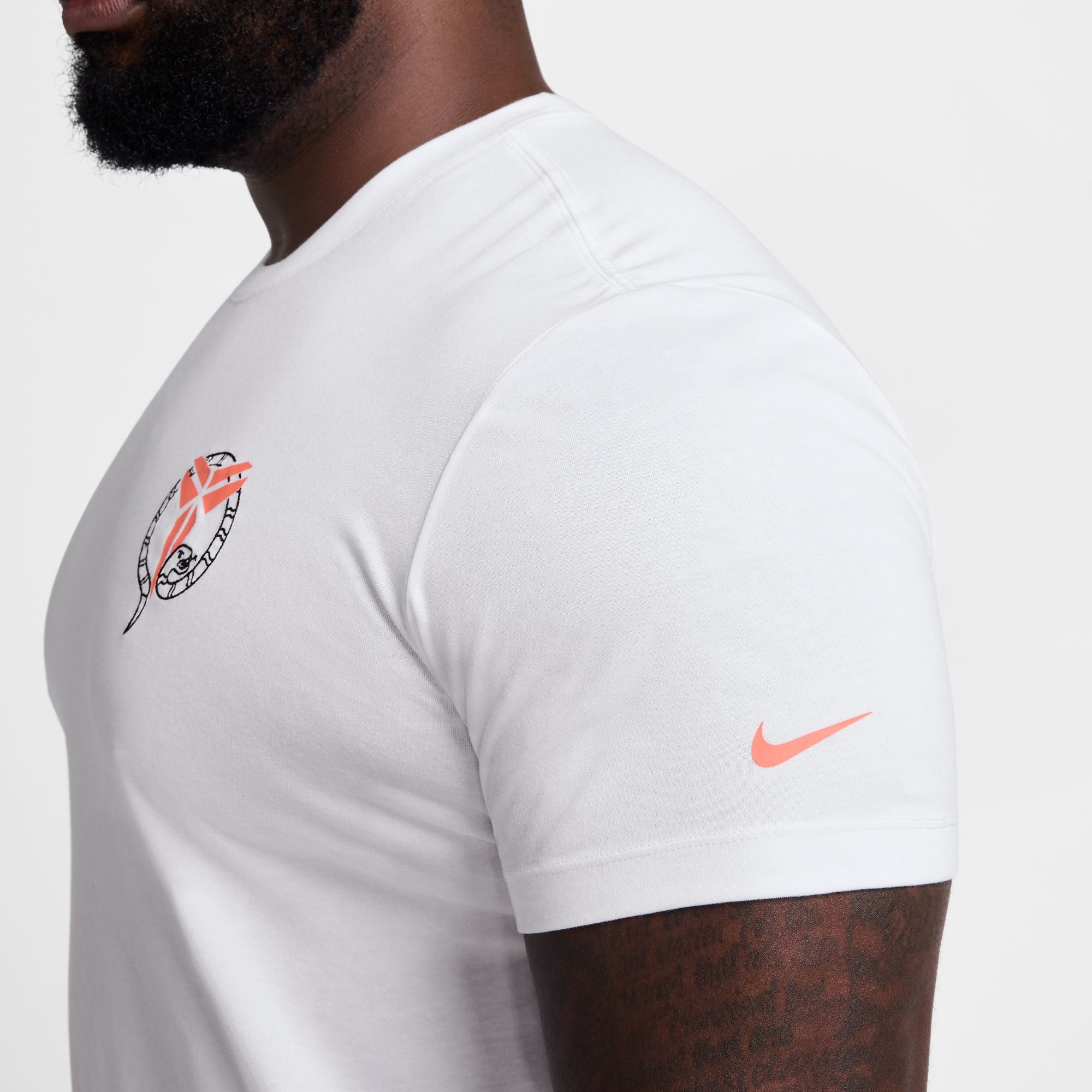 Nike Mens Kobe Stockings Tee - White by Denim Exchange