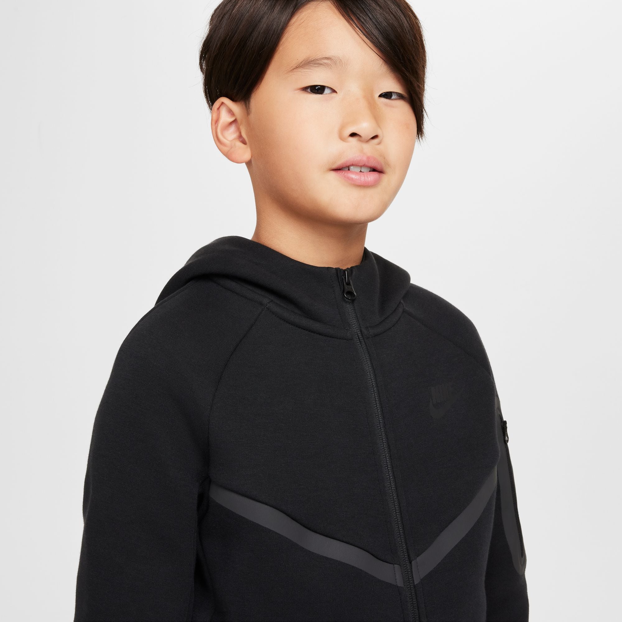 Nike Big Kids Tech Fleece Hoodie - Black by Denim Exchange