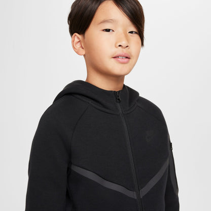 Nike Big Kids Tech Fleece Hoodie - Black by Denim Exchange