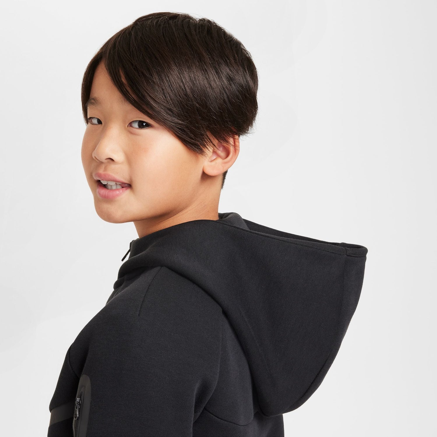 Nike Big Kids Tech Fleece Hoodie - Black by Denim Exchange