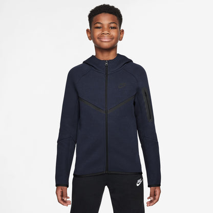 Nike Big Kids Sportswear Tech Fleece Hoodie - Obsidian by Denim Exchange