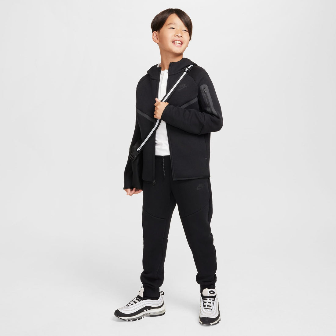 Nike Big Kids Sportswear Tech Fleece Joggers - Black by Denim Exchange